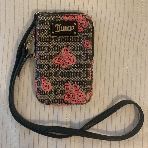 Juicy Couture | Bags | Juicy Couture Cellie Crossbody Id Bag In Pink ...